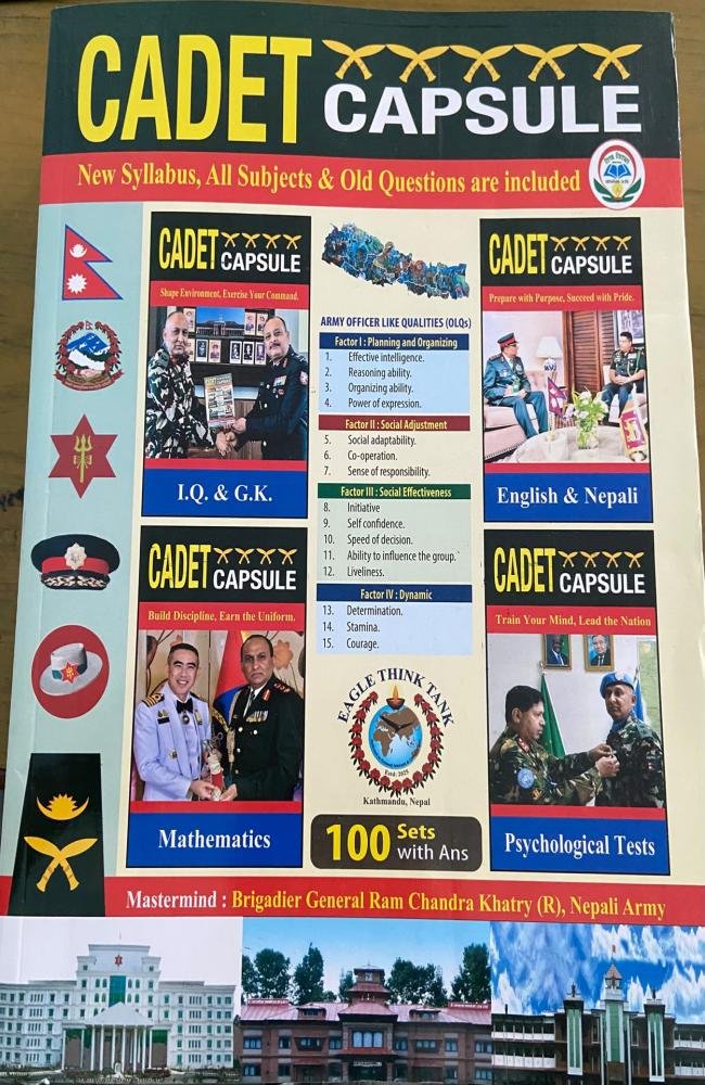 Cadet Capsule By Brigadier General Ram Chandra Khatry (R)